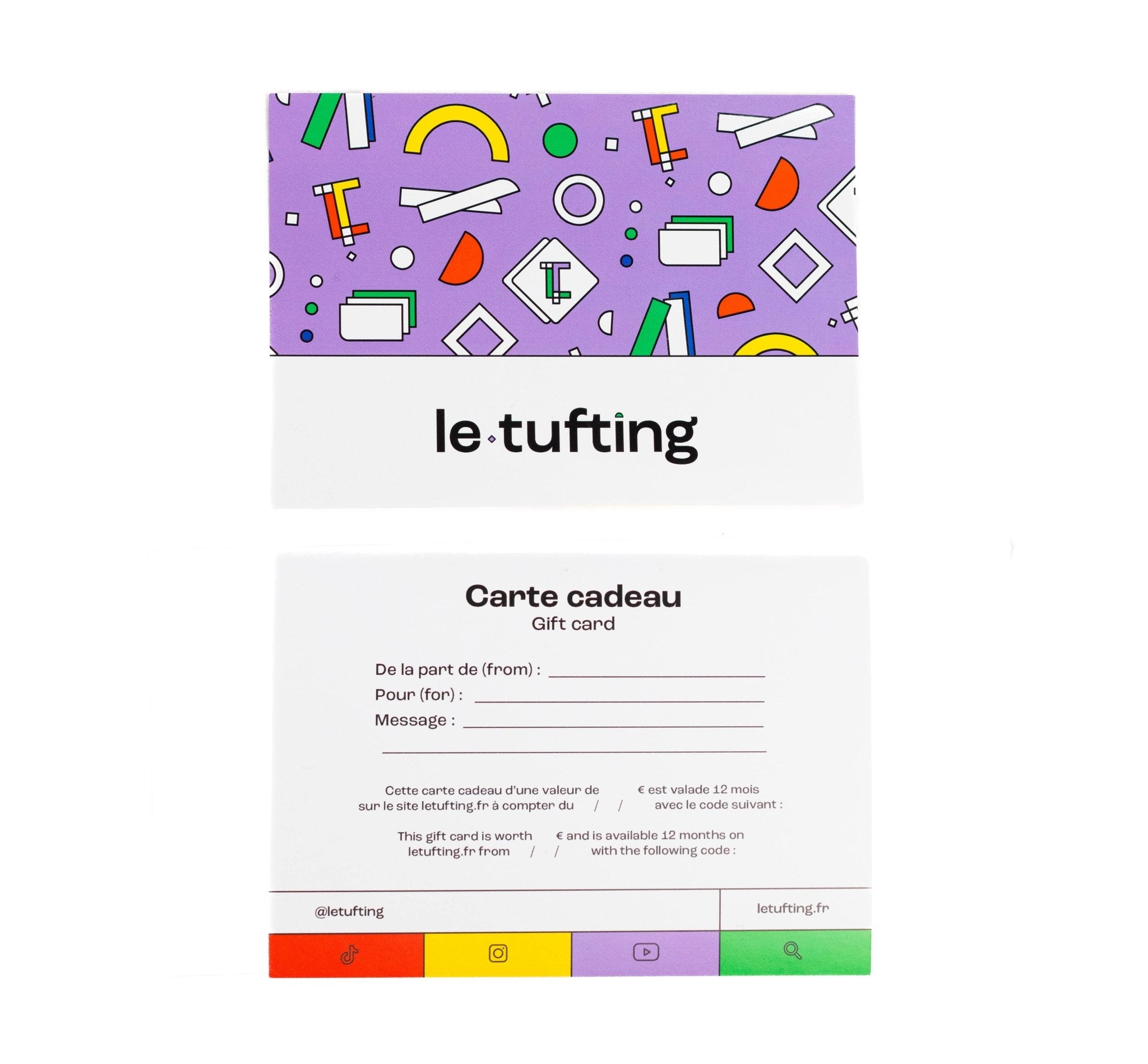 Carte cadeau LeTufting - LeTufting